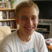 Young man with blond hair